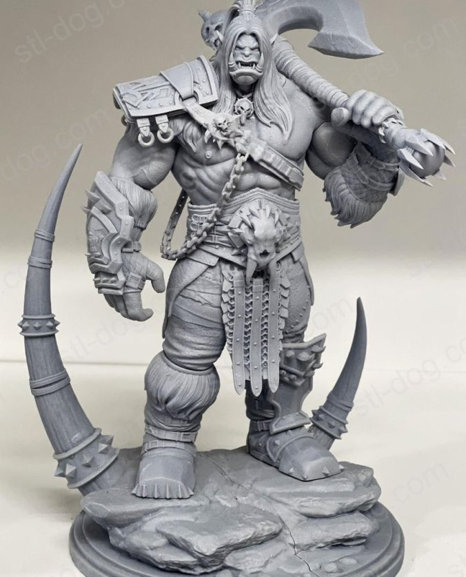 魔兽世界 格罗玛什·地狱咆哮(Grommash Hellscream) 3D打印图纸